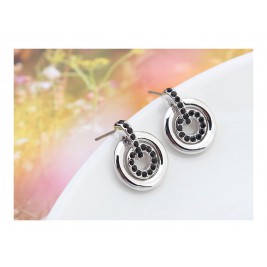 earrings samanta silver jet